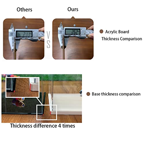 Thickened Clear Acrylic Display Case For Lego 21317 10295 Collectibles, Assemble Box Dustproof Protection With Black Wood-Plastic Base & String Light 15.7X7.9X7.9Inch #TOP7