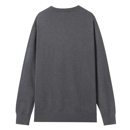 Men's Lightweight Slim Fit Sweater - Breathable Crew Neck Pullover for Office & Casual Layering3