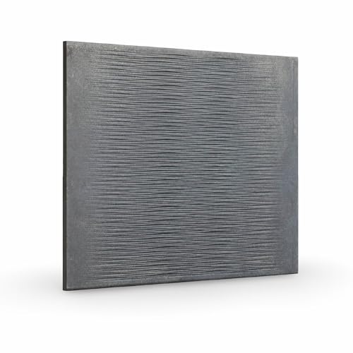 LUNA WAY CAST IRON - Plaque de Cheminée en Fonte | Stocke et Réflecte la Chaleur | Plaque Protection Poêle à Bois | Durable et Esthétique | Installation...