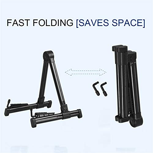 GANFANREN Stand de guitare ABS Lightweight Guitare Stand Plancher debout Porte-stand pliable rétractable A Stand de la… - Les Beatles, Paul McCartney, John Lennon, RIngo Starr, George Harrison GANFANREN Stand de guitare ABS Lightweight Guitare Stand Plancher debout Porte-stand pliable rétractable A Stand de la… – Image 5