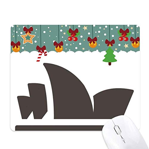 Tapis de souris Opéra de Sydney en caoutchouc pour bureau et jeu