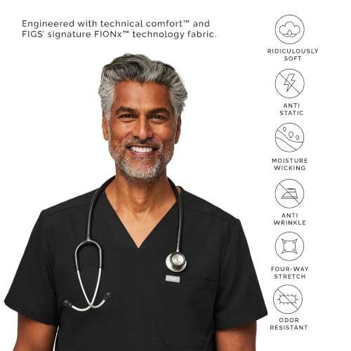 Image of FIGS Chisec Scrub Top for Men