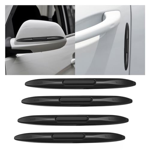 4PCS Car Door Edge Guards Car Side Door Protector, Rearview Anti-Collision Bumper Trim Guard...