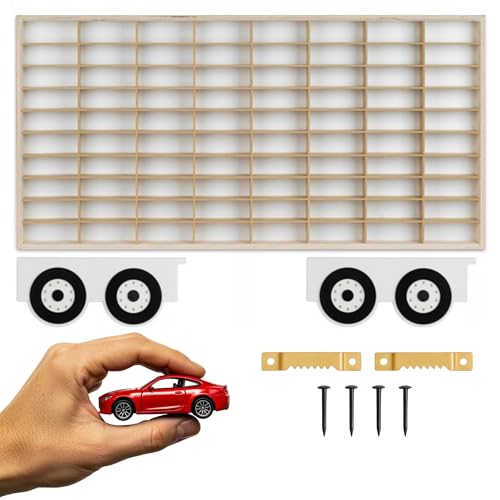ART TWIST HOME Bande Annonce pour Vitrine pour Collection avec 80 Compartiments | Armoire Vitrine Murale 78,5cm x 40cm x 4cm pour Hot Wheels ou Matchbox |...