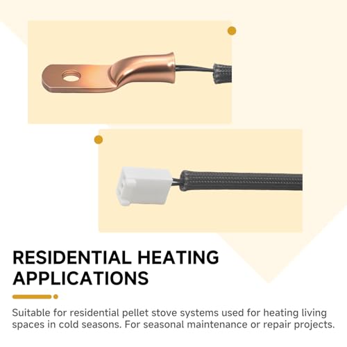 Sensor de calor de repuesto para estufas de pellets Englander 25-PDV y 10-CPM 8