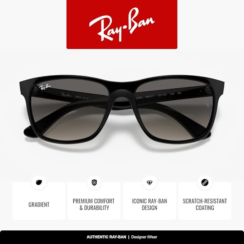 Image of Ray-Ban RB4181 Square Sunglasses for Men for Women