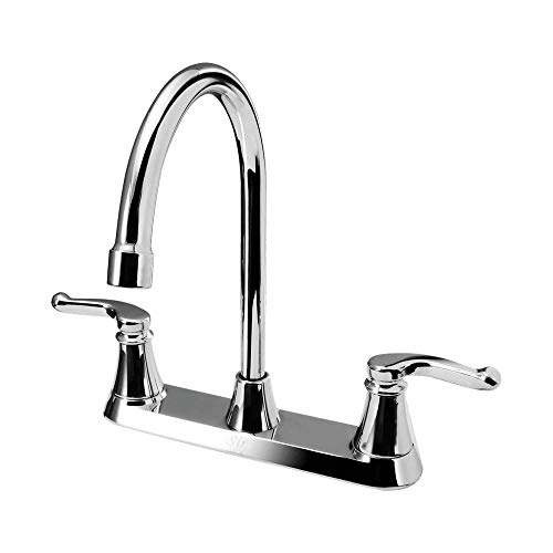 MR Direct 7142-C Chrome 2-Handle Standard Kitchen Faucet MR Direct 7142-C Chrome 2-Handle Standard Kitchen Faucet