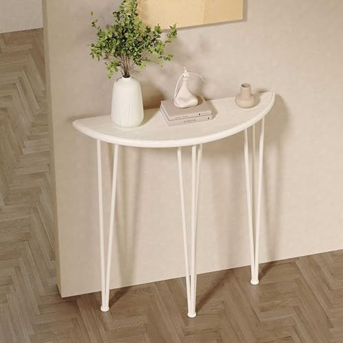 コンソールテーブル Console Tabel 半円 サイドテーブル 花台 高級コンソールテーブル 岩板サイドテーブル 玄関テーブル 花台