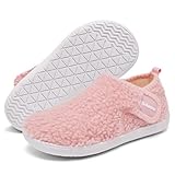 Heiiwarm Hausschuhe Kinder Mädchen Leichtes Gewicht Hausschuhe Jungen Anti-Rutsch-Schuhe Pantoffeln Kinder Rosa 31