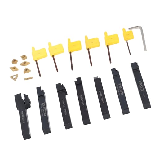 Kit de herramientas para torno indexable 7 piezas miniatura 2