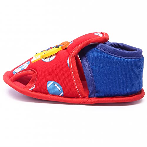 Image of Unisex Baby Boys & Girls, Infant Sandal for Newborn, First Walking Baby Sandal (6-9 Months) Navy Blue