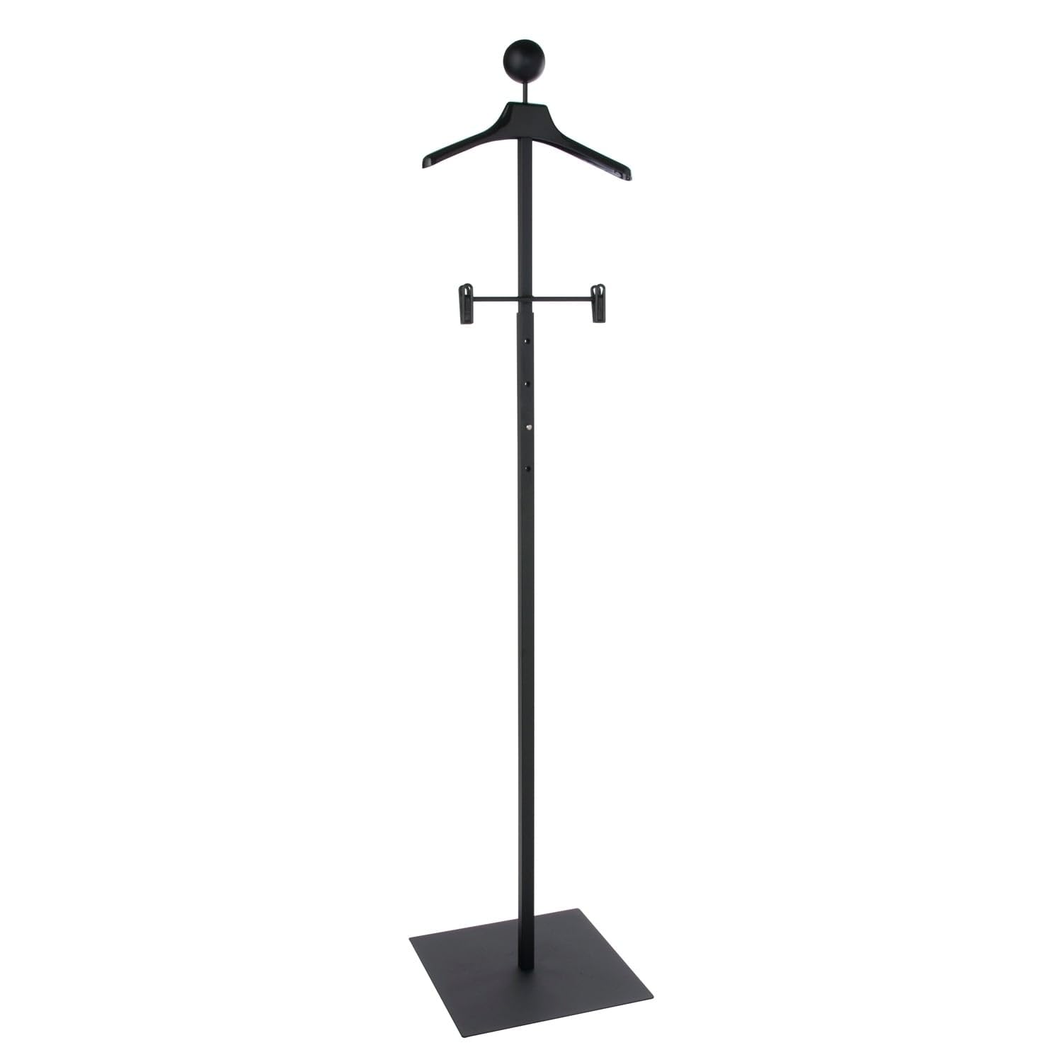 Econoco MAPF4/MAB Women's Floor Standing Costumer with Hanger, Black