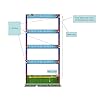 Crownow 80Pods Hydroponics Growing System Kit,5-Layer Large Capacity Hydroponic Tower with LED Grow Light,Indoor Gardening System with Remote Control（Not Include Battery） for Plants Vegetables Herbs #4