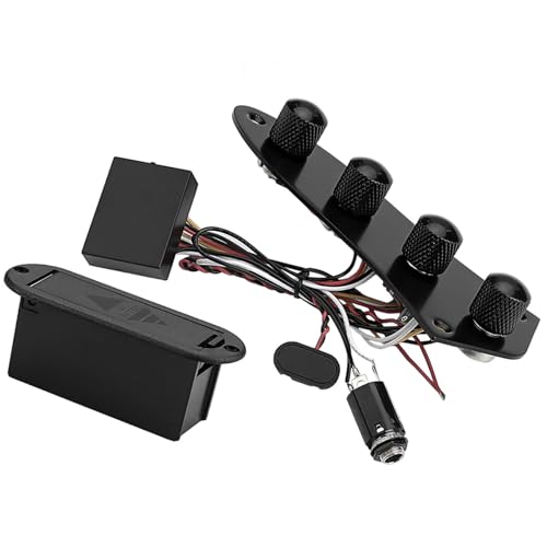 Prewired Guitar Switches Control Plate Wire Loaded Control Plate With Switches Knob For Electric Guitar Playing Part