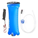 Burtrail Gravity Water Bag,Compatible with Sawyer,LifeStraw and Other Water Filter Straw,Personal and Small Group Camping Hiking Backpacking Hydration Choice,Foldable,3L