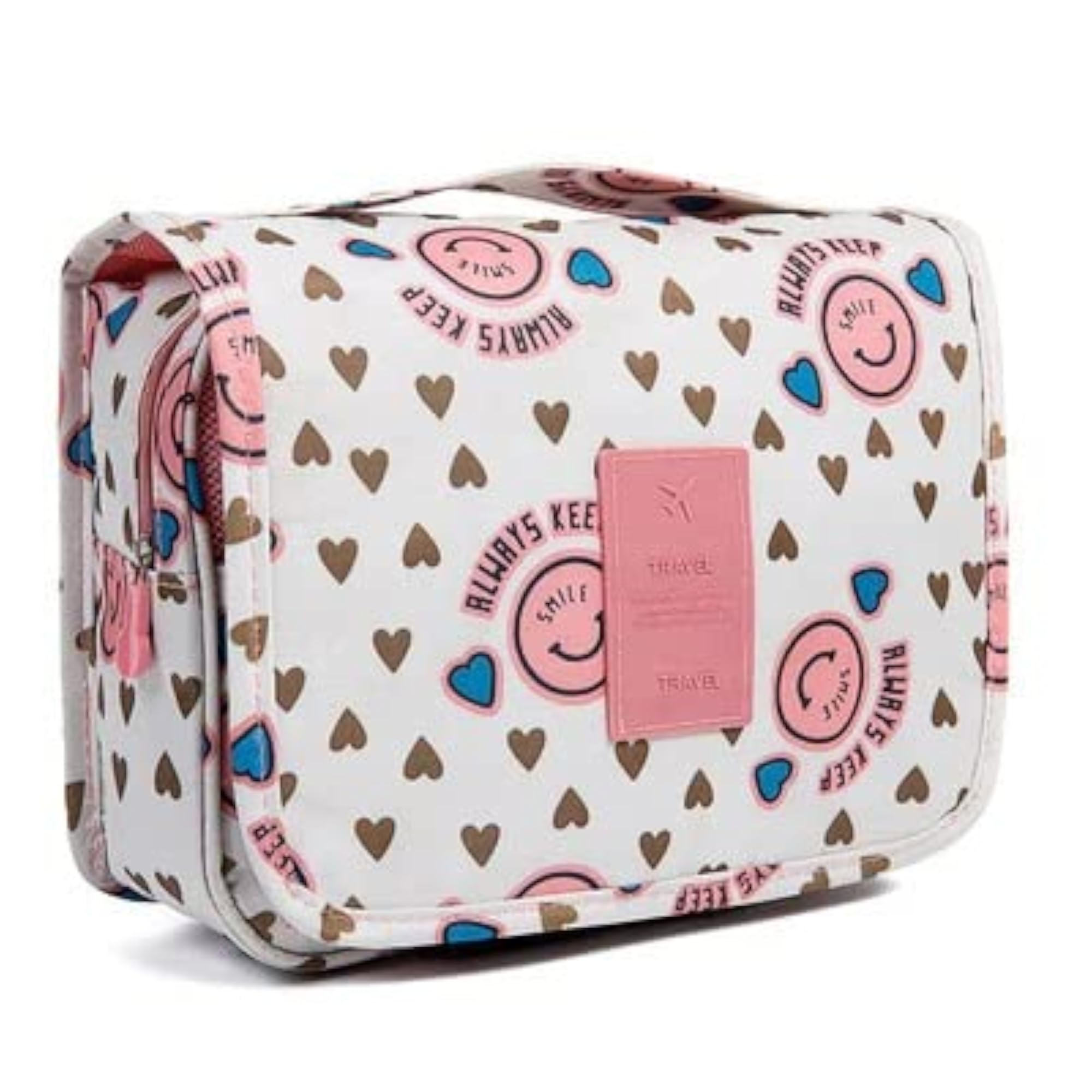 Solid Cosmetic Pouch, 9 Cms Portable Makeup Bag