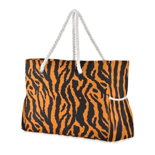 Sac fourre-tout de shopping et grand sac de week-end en toile pour excursion femme