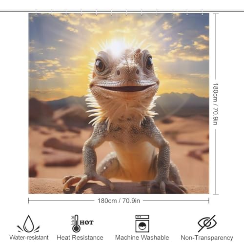 Rideau de douche caméléon imperméable anti-éclaboussures lavable en machine