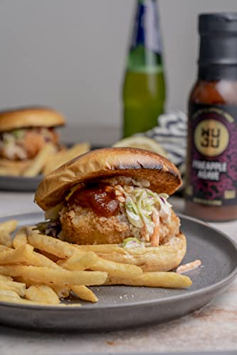 Wuju Pineapple Agave Sauce - Naturally Gluten Free Sweet And Sour Sauce - Unique Combination Of Umami, Pineapple Agave & Apple - Duck Sauce W/ All Natural Ingredients & No Preservatives - 8 Ounce #TOP1