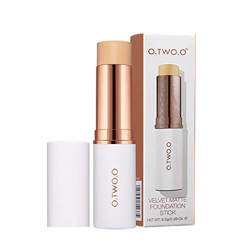 O.TWO.O Magical Concealer Stick Foundation Makeup Full Cover Contour Face Concealer Cream Base Primer Moisturizer Hide Blemish (06wheat)
