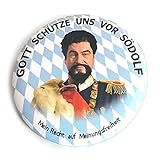 Großer runder Button (75 mm im Durchmesser)