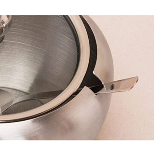 Kitchen Seasoning Organizer 3Pcs Stainless Steel Jar Sugar Pot Condiment Container Seasoning Box With Lid And Serving Spoon For Home Kitchen (Size M) Condiment Jars #TOP2