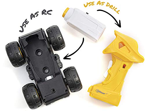 Top Race 3-in-1 Construction Toys - Easy Assembly Take Apart Construction Trucks with Remote Control and Drill - 3 Building Models for Kids Ages 3 and Up - Ideal for Indoor and Outdoor Play