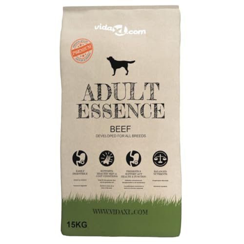 ZEYUAN Premium-Trockenhundefutter Adult Essence Beef 15 kg, Hundefutter Trocken, Dog Food, Hundefutter Aufbewahrung