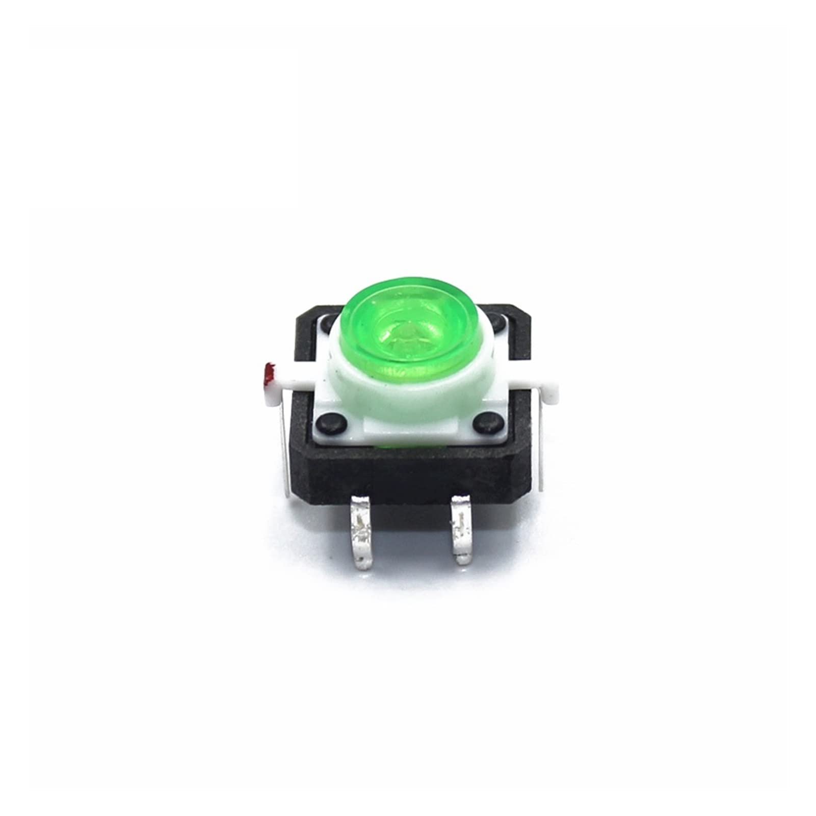 JFQOWCMP Micro Switch 100PCS 12X12X7.3 Tactile Push Button Switch Momentary Tact LED 5 Color 12X12X7.3mm 12 * 12 * 7.3mm(5)