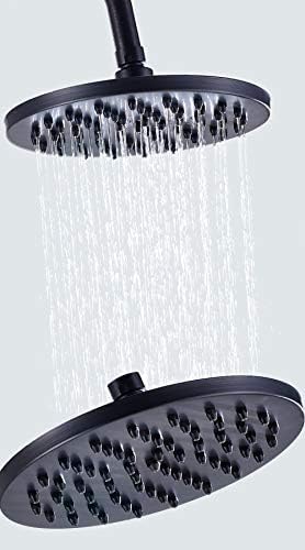 Mitigeur de douche mural noir style laiton antique monocommande