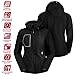 Gerbing Women's Torrid 2.0 Softshell Heated Jacket – 7V Battery Powered Heated Clothing – Winter Sports, Camping, Hunting Black L