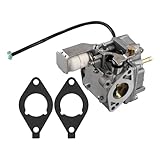 Carburador para motor fueraborda Yamaha 6AH-14301-00 (metal), compatible con motores fueraborda Yamaha de 4 tiempos, 15 HP, 20 HP, F15 y F20.
