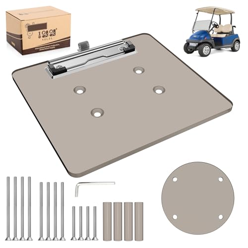 10L0L Golf Cart Scorecard Holder with Pencil Holder Universal for Yamaha EZGO Club Car with 5-6 Holes Golf Cart Steering Wheel,Easy to Install & Record