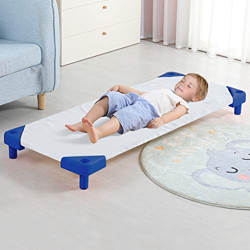 Image of Cot Sheets for Daycare Standard Size, Children’s Naptime Cot Sheet,Daycare Essentials for Toddler and Preschool,Breathable Microfiber Nap Sheet for Boys and Girls, 2 Pcs, 23" x 51", White