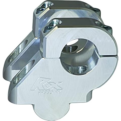 Rox Speed FX 3R-B17R-15M 1-1/2in. Barback Risers for 1-1/8in. Handlebars - Machine Finish,silver Cover