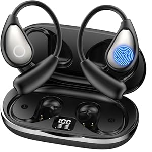 AI Translation Earbuds Real Time, 144 Language Translator Earbuds OWS 3-in-1 Translation Headphones, Translation Device for Travel Business Learning Compatible with iOS and Android（Black）