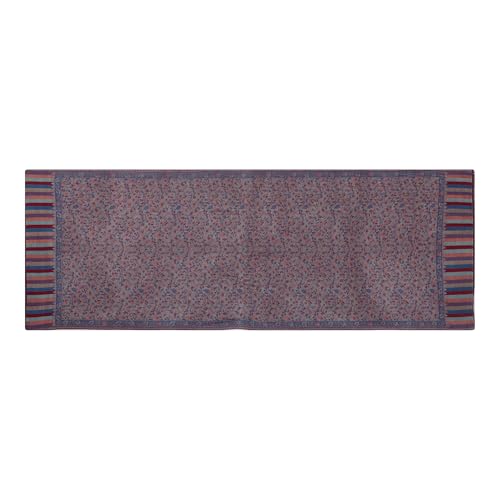 Image of EH Pashmina Stole, Reversible Jamawar weave in beautiful paisley & floral, very soft MODAL fabric, all season Stole, Scarf, Wrap.