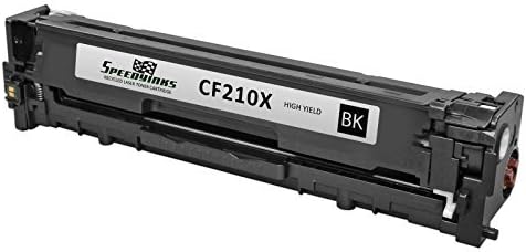 SPEEDYINKS Remanufactured Toner Cartridge Replacement for HP 131X CF210X (Black Single) Compatible with HP LaserJet Pro Color 200 M251nw M276nw M276n M251n