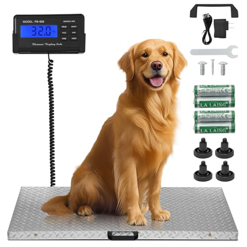 Báscula para perros grande noblequest 1100lb x 0.2lb miniatura 1