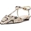 Black/Cream Snake Print
