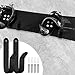 PEUTIER 2pcs Snowboard Wall Mount Clips, Snowboard Wall Rack Hanger Snowboard Display Rack Snowboard Mount Storage Snowboard Accessories for Ski Board Longboard