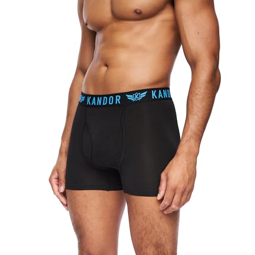Bóxer de bambú para hombre transpirable y ropa interior suave de algodón 5