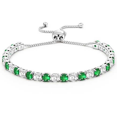 J.Fée Regali Per Lei Regalo Donna, Tennis Bracciale Donna Argento 925 Bracciale Argento 925 Bracciali Tennis Gioielli Regalo Per Lei,00