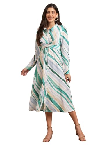 Image of Globus Women Dress (8909389009395 Green L)
