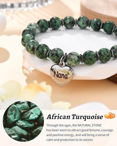 VGWON Unique Inspirational Gifts for Women Natural Stone Bracelets Best Friend Birthday Gifts for Women Teen Girls Sometimes You Forget You're Awesome3