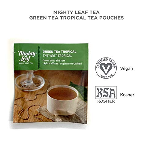 Mighty Leaf Green Tea Tropical 100Ct. #TOP3