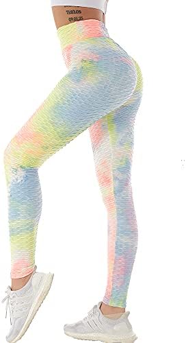 Women's Yoga Pants High Waist,Tummy Control Slimming Booty,Athletic Leggings Running Butt Lift(Plus Size)