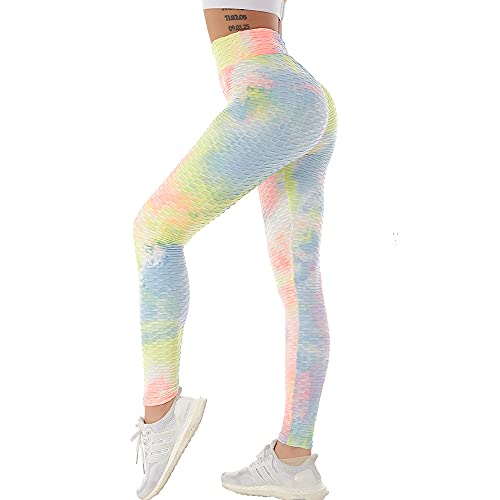 Women's Yoga Pants High Waist,Tummy Control Slimming Booty,Athletic Leggings Running Butt Lift(Plus Size) #TOP2