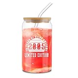 Delsakhula 18th Birthday Gifts for Girls Boys 2005 Coffee Can Glass 18th Birthday Gifts Ideas for Gi