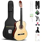 ✔ Einstellbare Gitarrenaktion: Mit einem Halsstab im Gitarrenhals können Sie die Saitenhöhe einstellen. Sie können die entsprechende Aktion einstellen, um optimalen Komfort zu erzielen und flüssig zu spielen